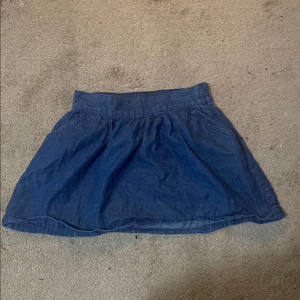 Cherokee Blue Mini Skater Skirt Casual